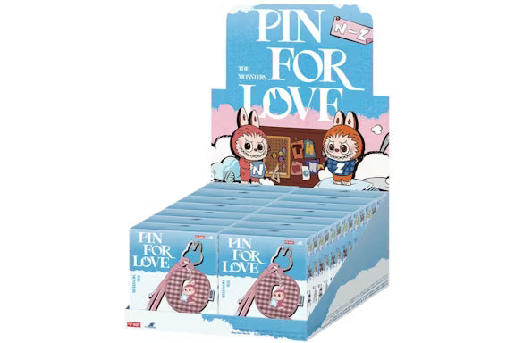 THE MONSTERS Pin for Love Series- Letter Pendant Blind Box (@Factory Price)