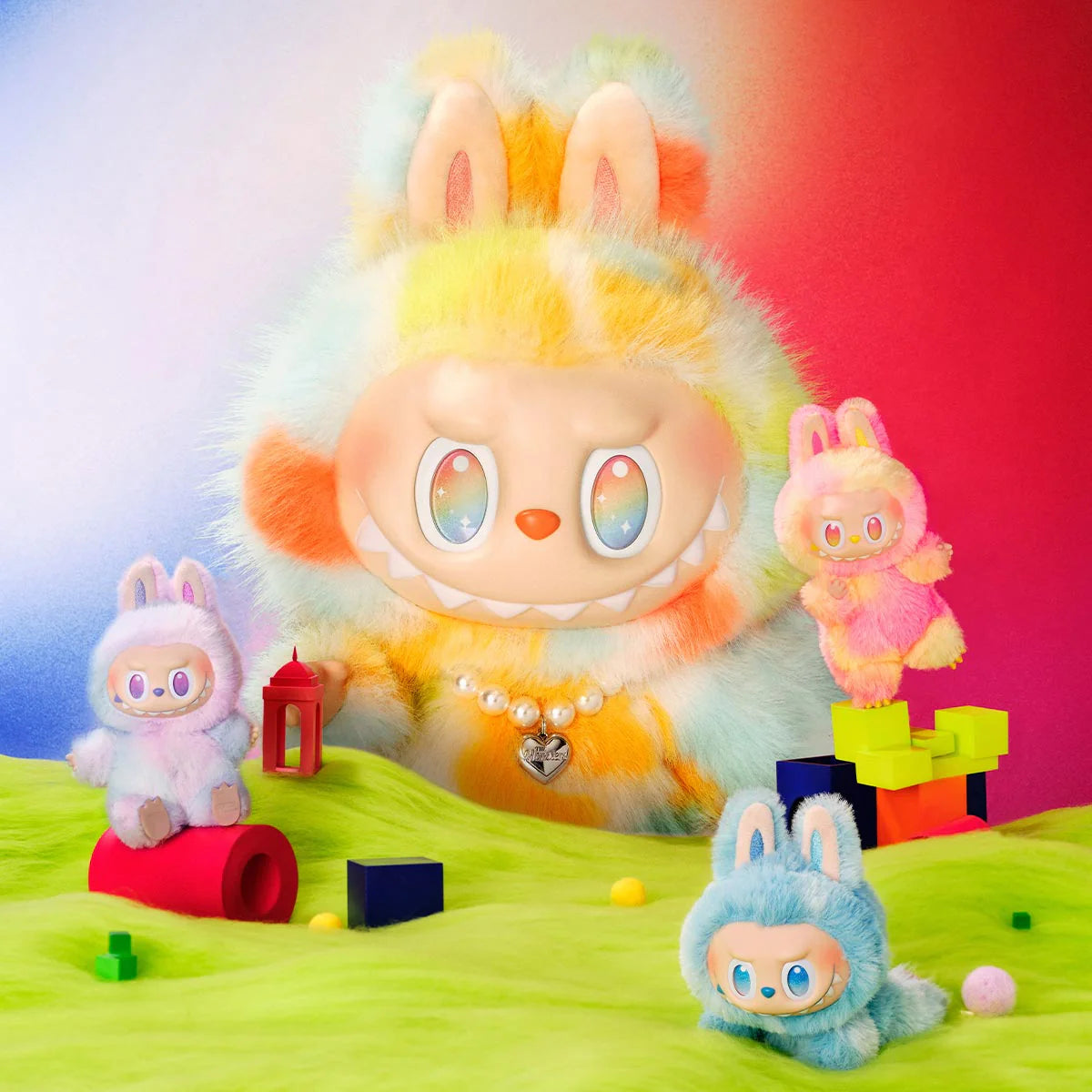 THE MONSTERS Big into Energy Series-ROCK THE UNIVERSE labubu Vinyl Plush Doll (@Factory Price)