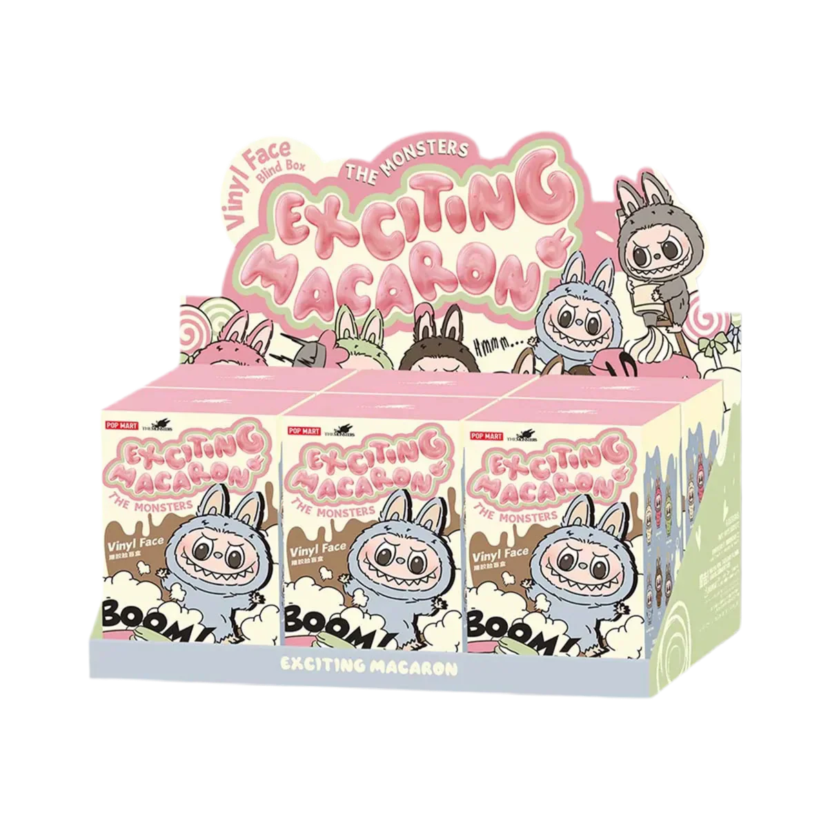 PRE-ORDER THE MONSTERS | LABUBU Exciting Macaron | Plush Pendant Blind Box