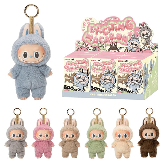 PRE-ORDER THE MONSTERS | LABUBU Exciting Macaron | Plush Pendant Blind Box